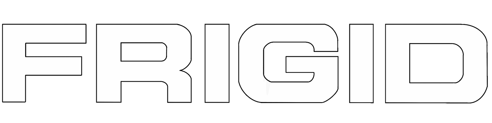 FRIGID WHITE LOGO